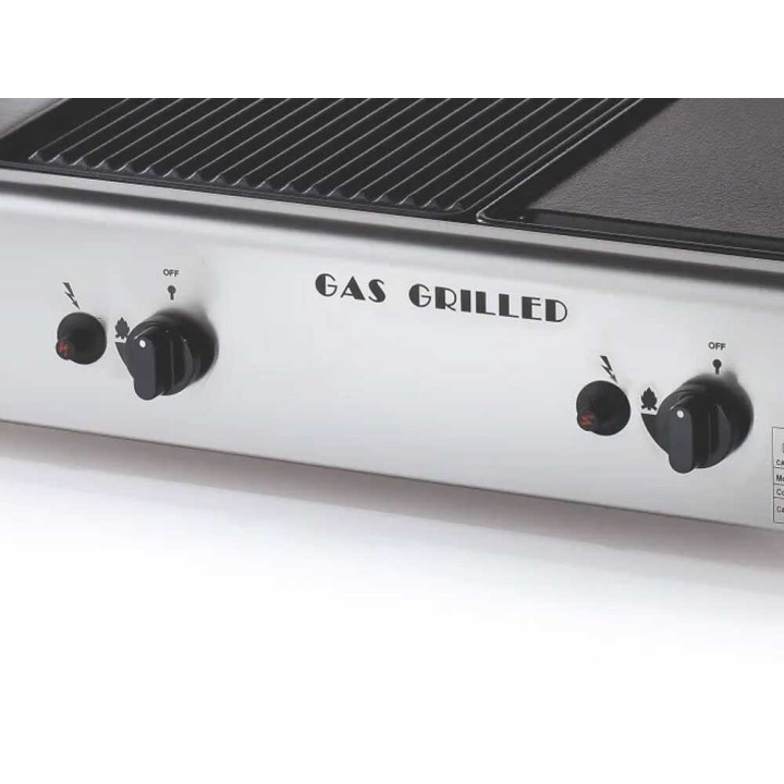 Ompagrill Trio01/Cover/M plancha-kaasugrilli, 6,9 kW, 84 cm