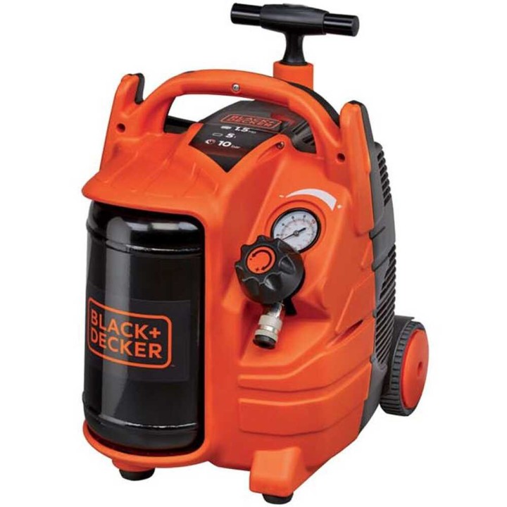 Black Decker BD 195 5 MY T sähkökompressori öljytön 1 5 HP 5 l 230 V
