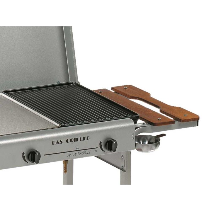 Ompagrill 4068 Stainless/M kaasugrilli, 6 kW, 2 poltinta