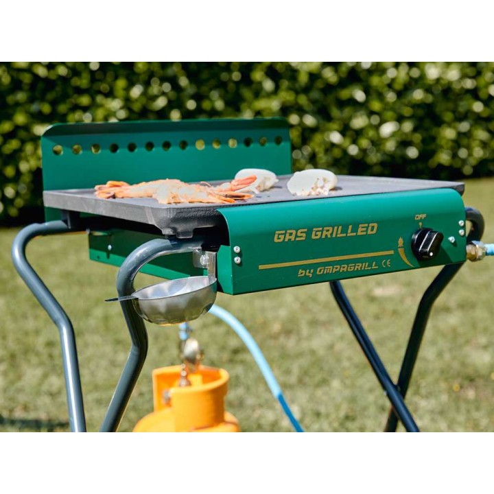 Ompagrill 4043 GHIV/M kaasugrilli, 3,7 kW, valurautaparila 40 × 43 cm