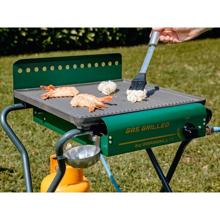 Ompagrill 4043 GHIV/M kaasugrilli, 3,7 kW, valurautaparila 40 × 43 cm