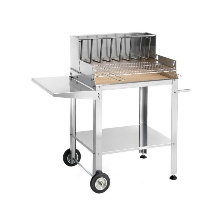 Ompagrill BetSteel 56690/X -grilli puulle ja hiilelle, 60 × 35 cm, 46 kg