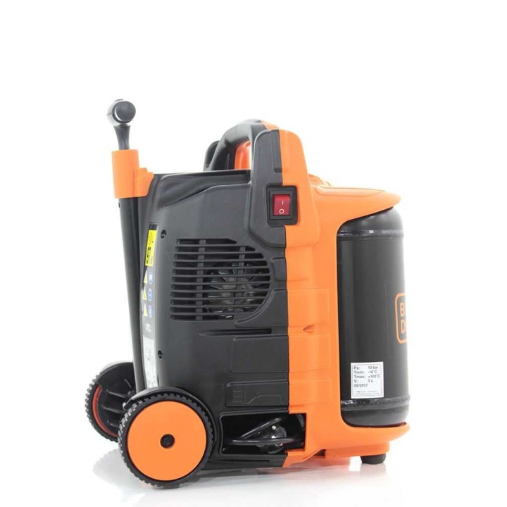 Black & Decker BD 195/5-MY-T sähkökompressori, öljytön, 1,5 HP, 5 l, 230 V