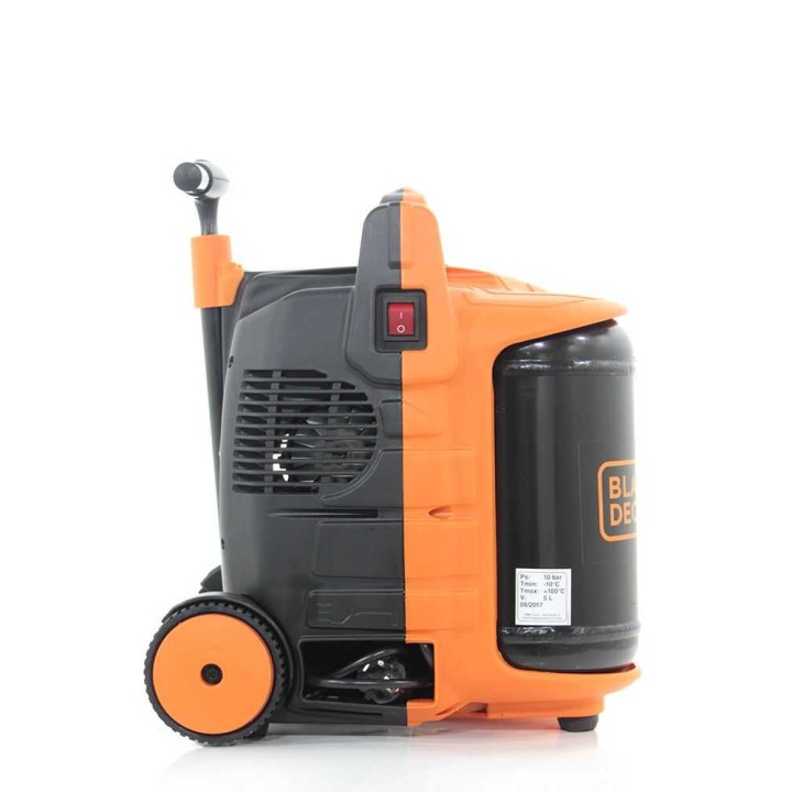 Black & Decker BD 195/5-MY-T sähkökompressori, öljytön, 1,5 HP, 5 l, 230 V