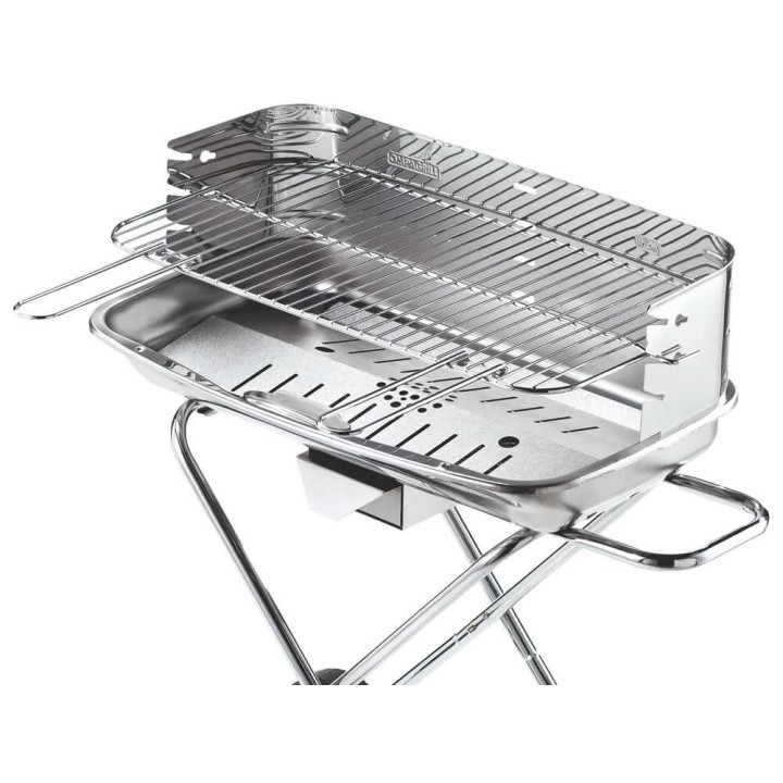 Ompagrill 60-40/RC Pro -hiiligrilli, 60 × 36 cm, 4 korkeutta