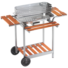 Ompagrill 60 40 Pro C hiiligrilli 60 5 33 cm 4 korkeutta