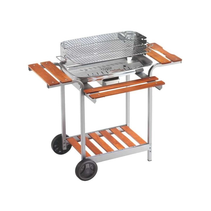 Ompagrill 60-40/Pro/C hiiligrilli, 60,5 × 33 cm, 4 korkeutta