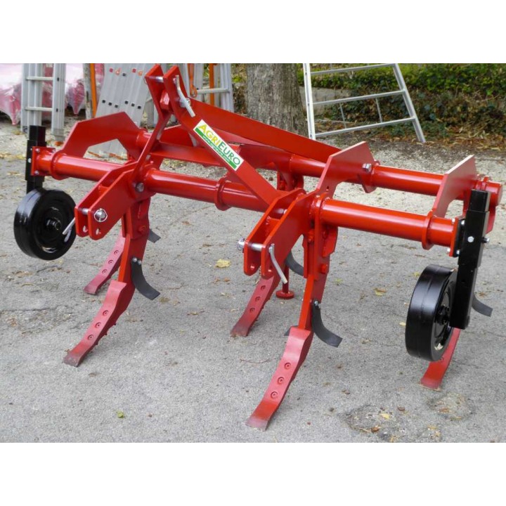 Maatalouden ripuntaja 200, 5 ankkuria, teräspyörät, 200 cm, 75–100 HP