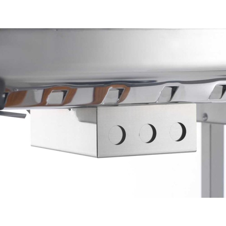 Ompagrill 60-40/Pro/C hiiligrilli, 60,5 × 33 cm, 4 korkeutta