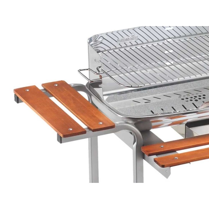 Ompagrill 60-40/Pro/C hiiligrilli, 60,5 × 33 cm, 4 korkeutta