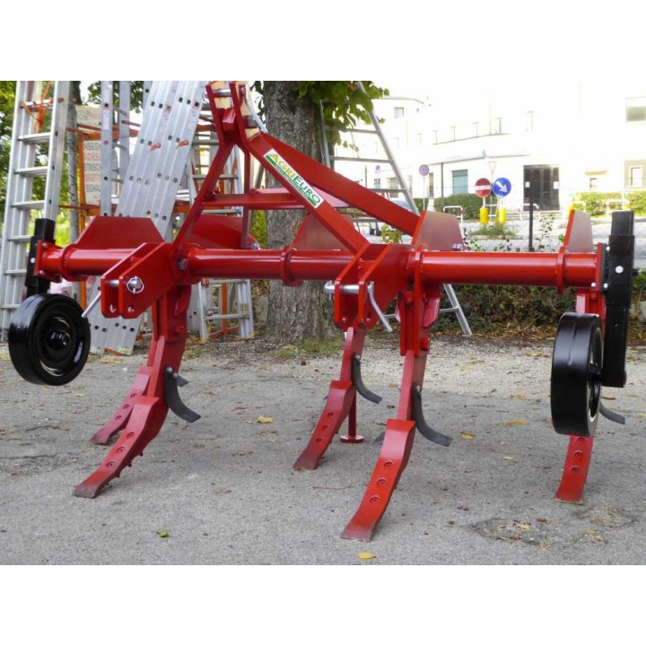 Maatalouden ripuntaja 200, 5 ankkuria, teräspyörät, 200 cm, 75–100 HP