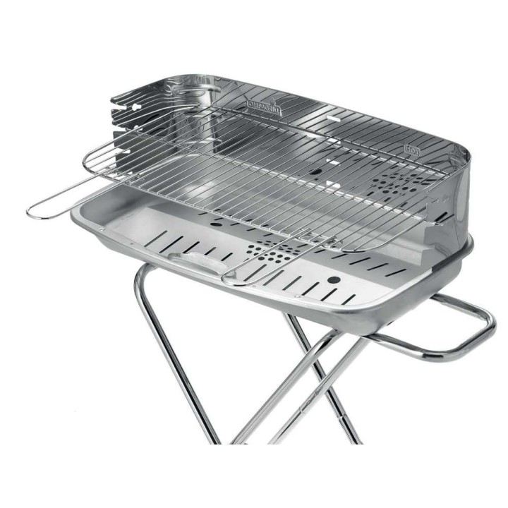 Ompagrill 60-40/R hiiligrilli, 60 × 36 cm, taittuva