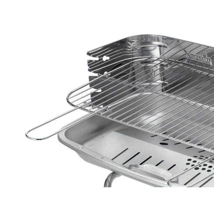 Ompagrill 60-40/R hiiligrilli, 60 × 36 cm, taittuva