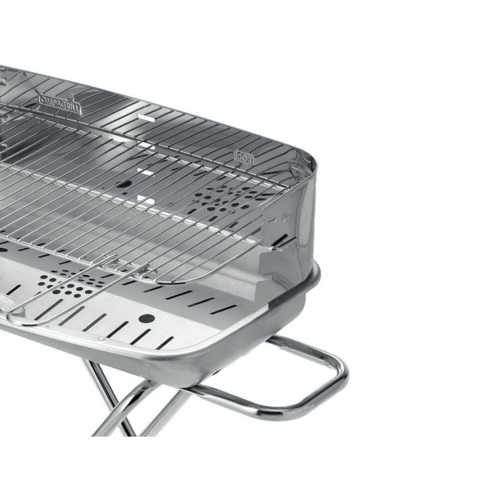 Ompagrill 60-40/R hiiligrilli, 60 × 36 cm, taittuva