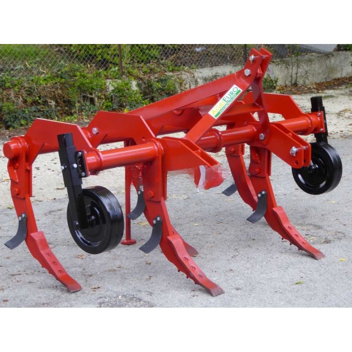 Maatalouden ripuntaja 200, 5 ankkuria, teräspyörät, 200 cm, 75–100 HP