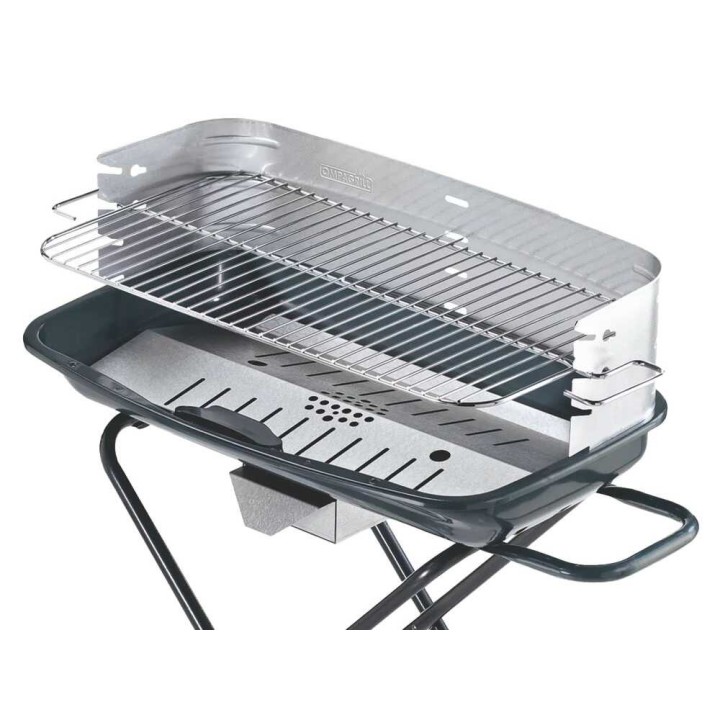 Ompagrill 60-40/C hiiligrilli, 60 × 36 cm, 4 korkeudensäätöä