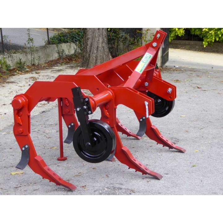Maatalouden ripuntaja 200, 5 ankkuria, teräspyörät, 200 cm, 75–100 HP