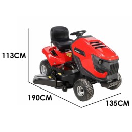 Snapper SPX107 ajoleikkuri Briggs amp Stratton 656 cm 107 cm sivulle purkava