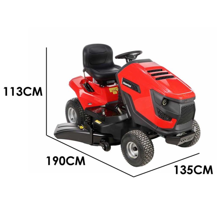 Snapper SPX107 ajoleikkuri Briggs amp Stratton 656 cm 107 cm sivulle purkava