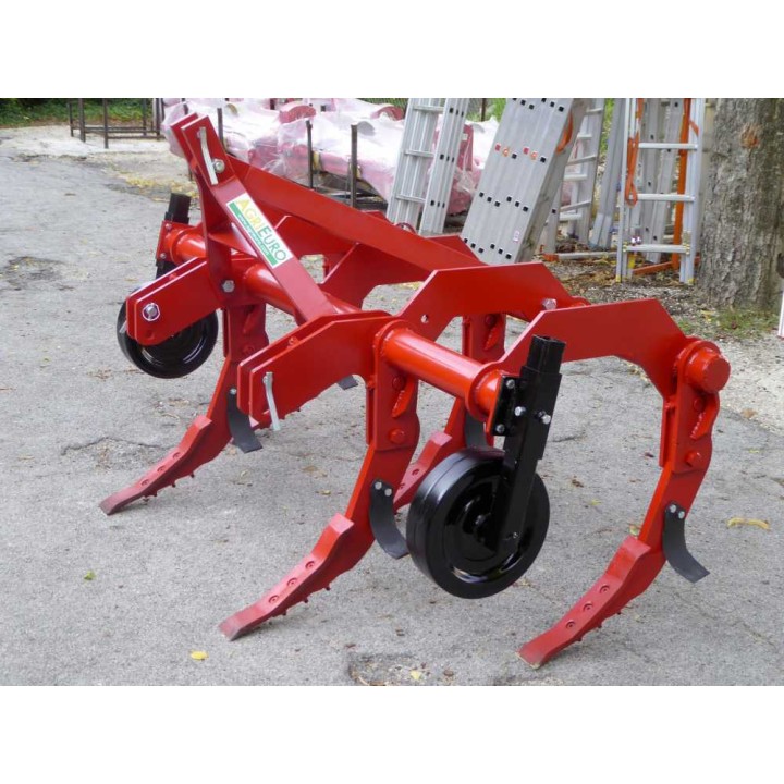 Maatalouden ripuntaja 200, 5 ankkuria, teräspyörät, 200 cm, 75–100 HP