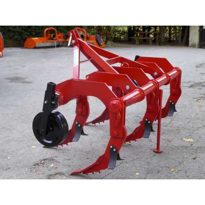 Maatalouden ripuntaja 200, 5 ankkuria, teräspyörät, 200 cm, 75–100 HP