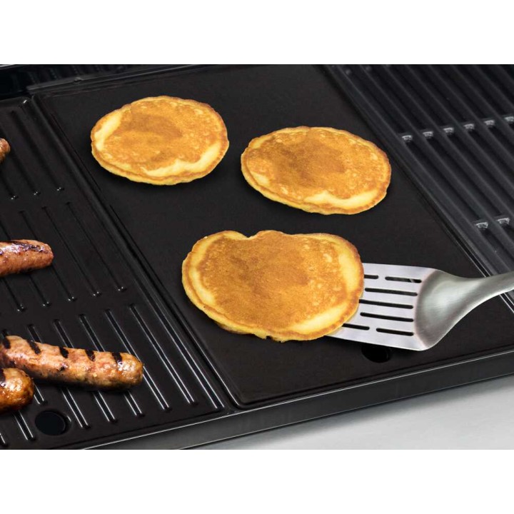 Char-Broil käännettävä valurautaparila neliliekkisille grilleille, 43,5 × 26 cm