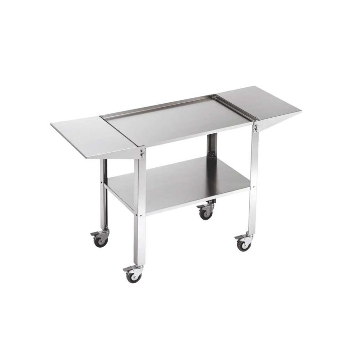 Ompagrill Carrello Pro Inox grillikärry, ruostumaton teräs, 128,5 × 46 × 76 cm