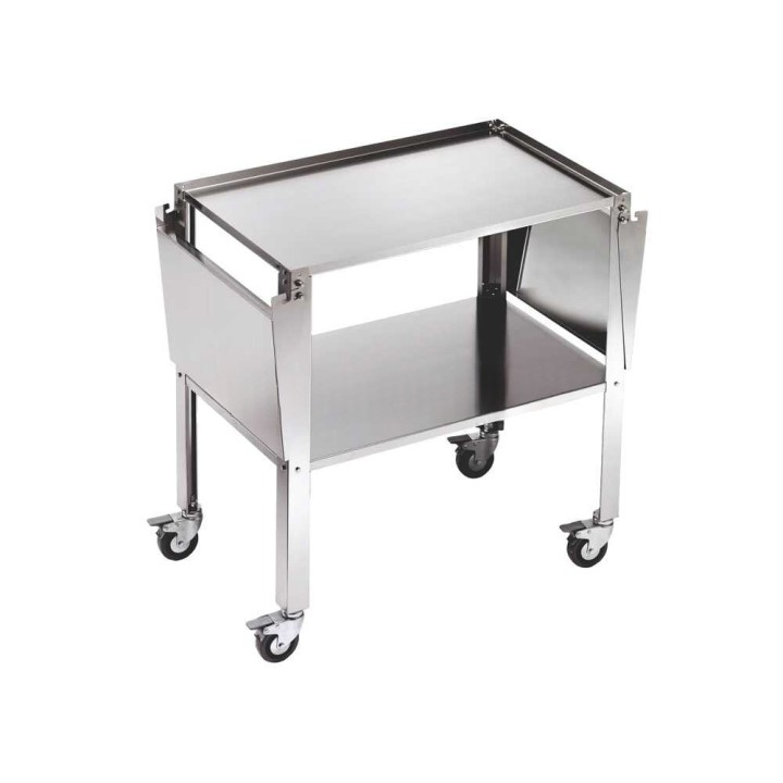 Ompagrill Carrello Pro Inox grillikärry, ruostumaton teräs, 128,5 × 46 × 76 cm