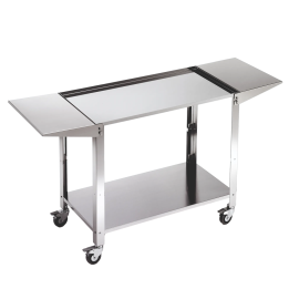 Ompagrill Carrello Pro Inox Big grillivaunu ruostumaton teräs 141 46 76 cm