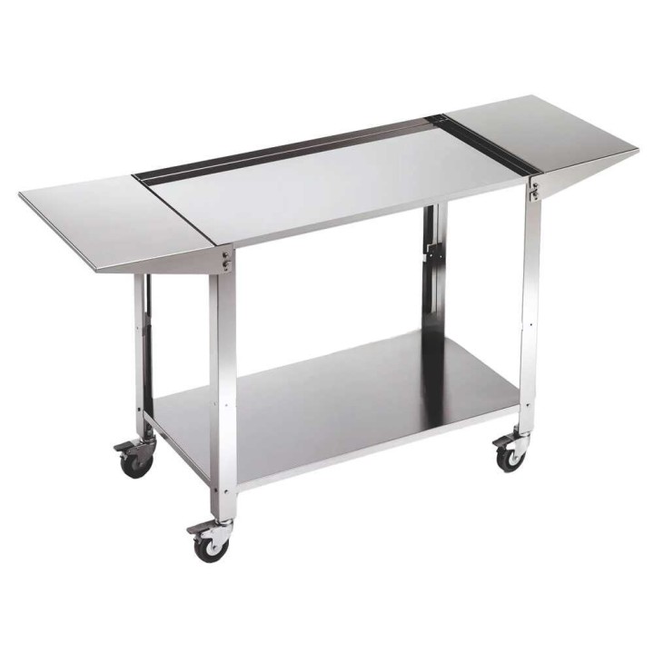 Ompagrill Carrello Pro Inox Big grillivaunu, ruostumaton teräs, 141 × 46 × 76 cm