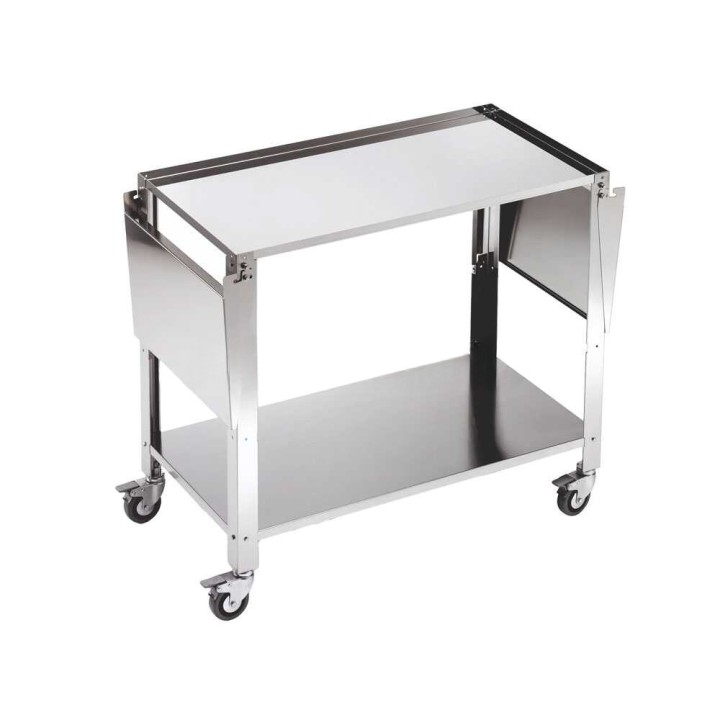 Ompagrill Carrello Pro Inox Big grillivaunu, ruostumaton teräs, 141 × 46 × 76 cm