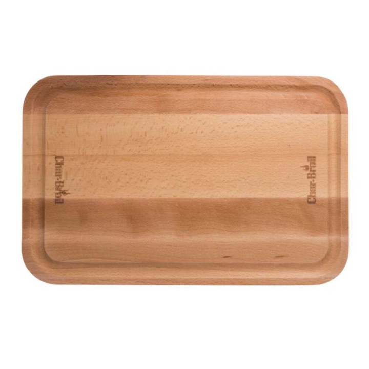 Char-Broil Grill+ -uunivuoka ja leikkuulauta, 42 × 23 × 9 cm, ruostumaton teräs ja bambu