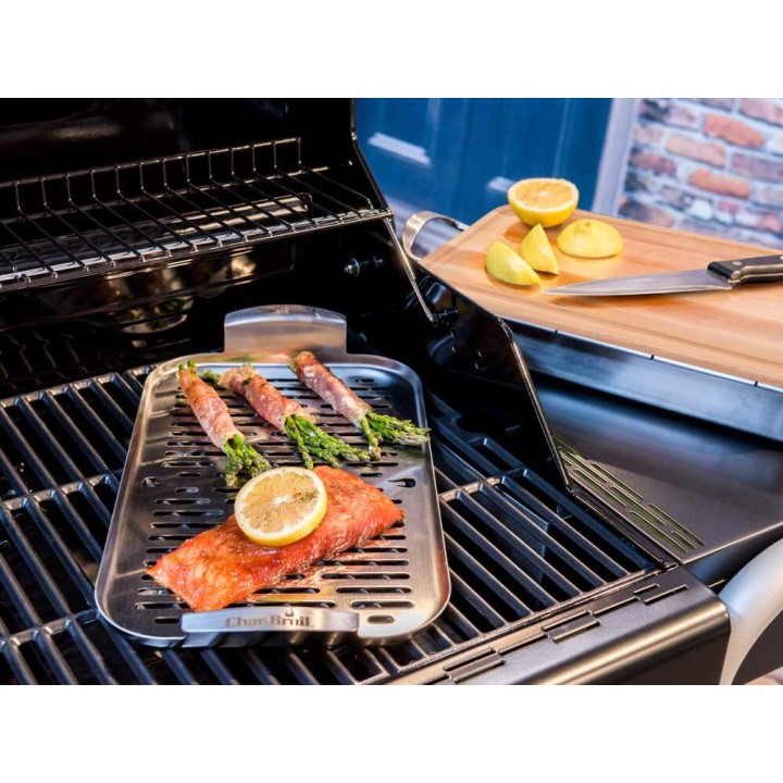 Char-Broil Grill+ -grillauspelti, ruostumaton teräs, 4,5 l