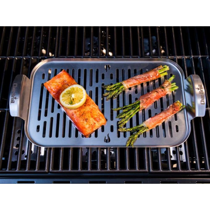Char-Broil Grill+ -grillauspelti, ruostumaton teräs, 4,5 l