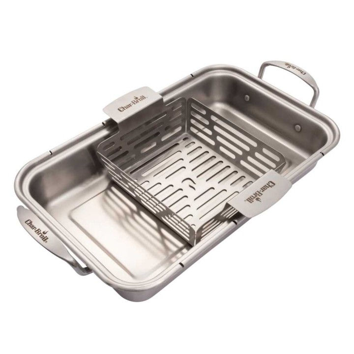 Char-Broil Grill+ -grillikorit 2 kpl, ruostumaton teräs
