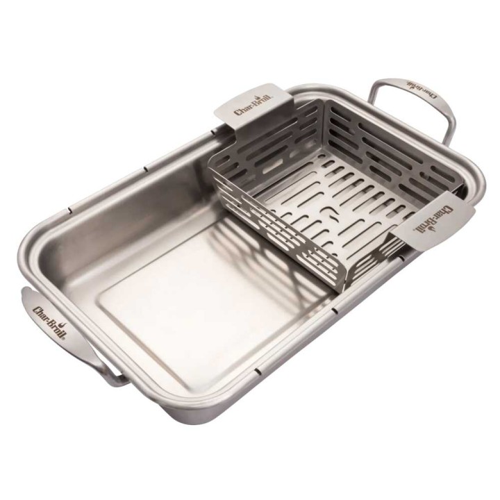 Char-Broil Grill+ -grillikorit 2 kpl, ruostumaton teräs