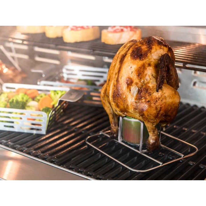 Char-Broil Grill+® -kanateline, ruostumaton teräs, 15,7 × 6,5 × 17 cm