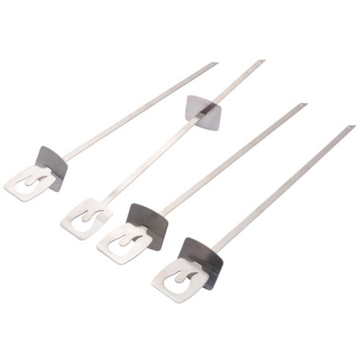 Char-Broil Grill+ -grillivartaat, 4 kpl, ruostumaton teräs