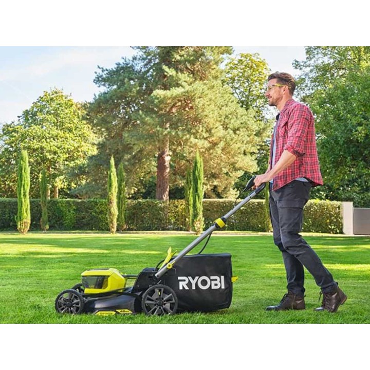 Ryobi RY18LMX46A-250 akkuruohonleikkuri, 36 V, 46 cm, 2 akkua