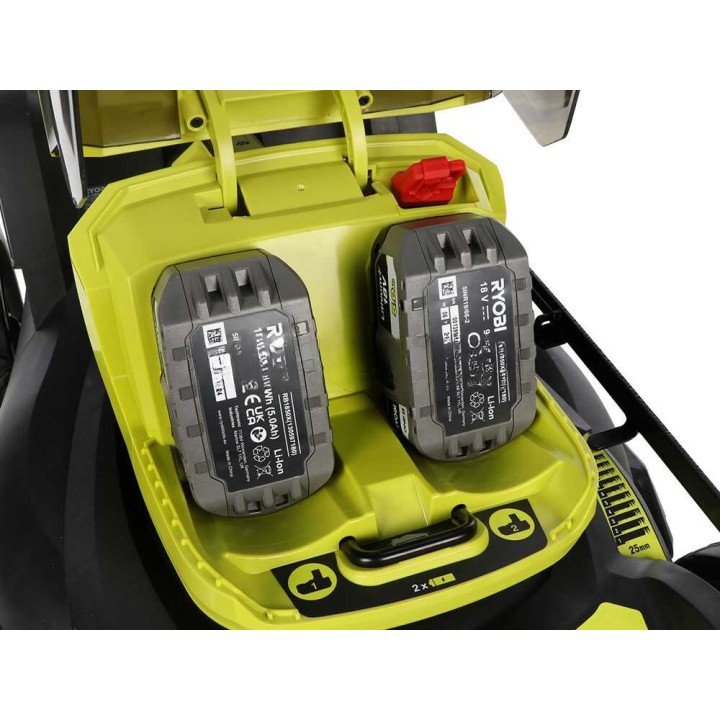 Ryobi RY18LMX46A-250 akkuruohonleikkuri, 36 V, 46 cm, 2 akkua