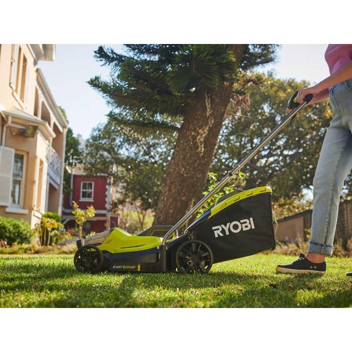 Ryobi RLM18X33B50LT23A akkuruohonleikkuri ja reunaleikkuri, 18 V, 5 Ah, 33 cm + 23 cm