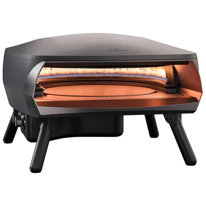 Witt Etna Rotante grigio kaasukäyttöinen pizzauuni, pyörivä kivi