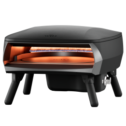 Witt Piccolo Rotante Nero kaasukäyttöinen pizzauuni pyörivä paistokivi