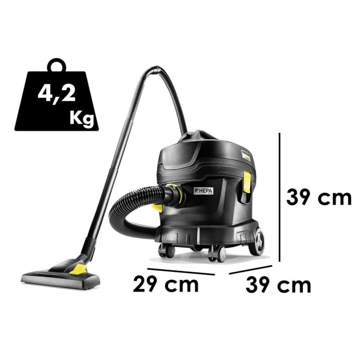Karcher T 11/1 Classic HEPA Re!Plast kuivaimuri, 850 W, 11 l