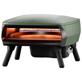 Witt Piccolo Rotante Verde kaasukäyttöinen pizzauuni pyörivä paistokivi vihreä
