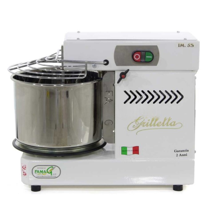 Famag Grilletta IM 5S/230 1-nopeuksinen kierresekoitin, 5 kg, nostettava pää