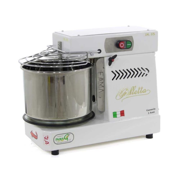 Famag Grilletta IM 5S/230 1-nopeuksinen kierresekoitin, 5 kg, nostettava pää