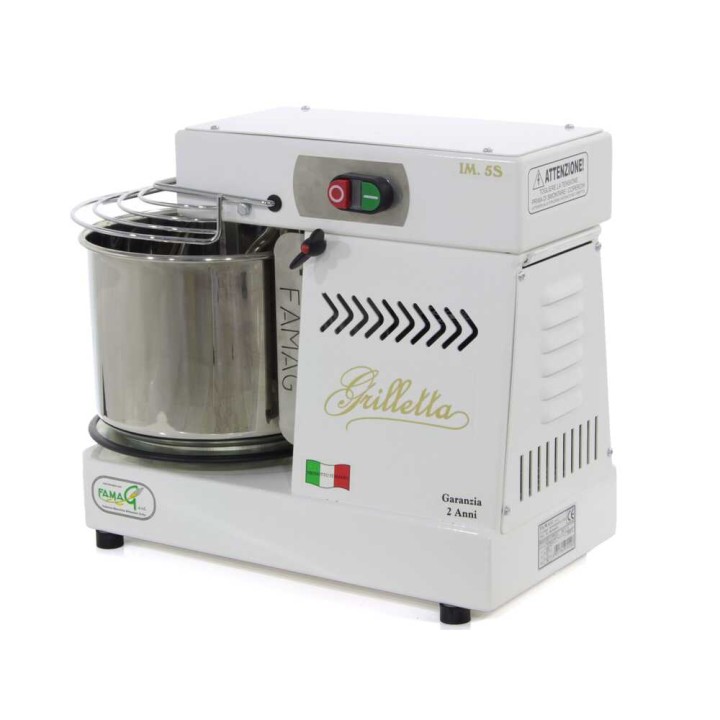 Famag Grilletta IM 5S/230 1-nopeuksinen kierresekoitin, 5 kg, nostettava pää
