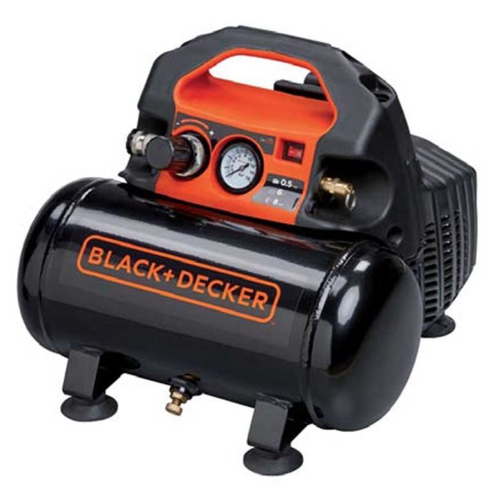 Black Decker BD 55 6 öljytön sähkökompressori 0 5 HP 6 l 8 bar