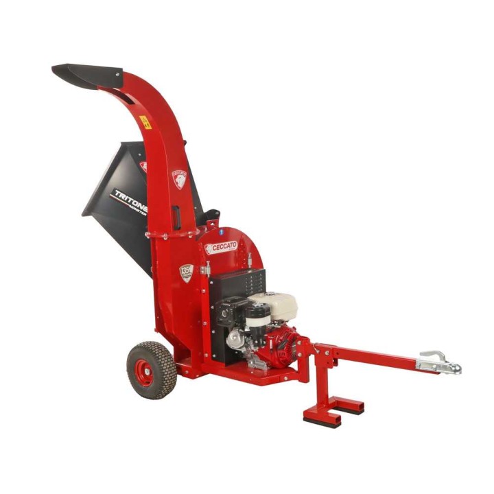 Ceccato Tritone Monster GX 390 biotriturari, Honda 13 HP, oksille enintään 100 mm